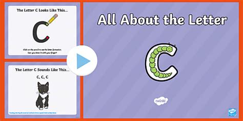 All About the Letter C PowerPoint (teacher made) - Twinkl