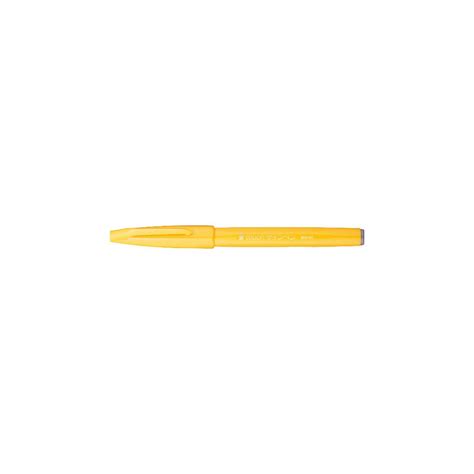 Pentel Sign Pen Touch - Fude Brush Tip - Yellow |Art Lounge