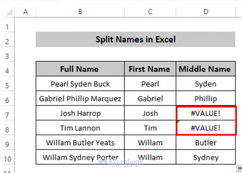 How to Split Names in Excel 的图像结果