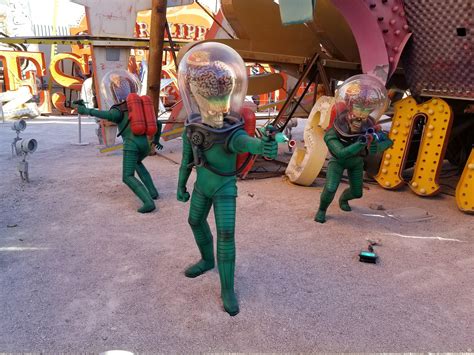Some Mars Attacks Martians on display : r/pics