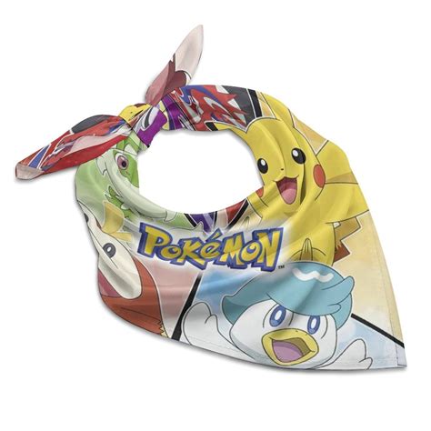 Pokemon - (Scarlet & Violet - Character Montage) Square Satin Head ...