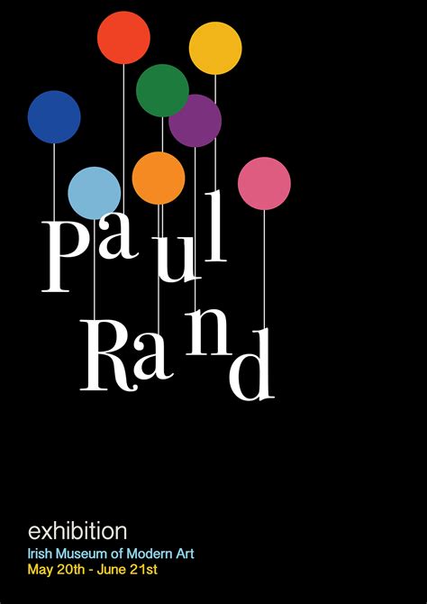 Pin by webkinz420 on art | Exhibition poster, Paul rand, Graphic design ...