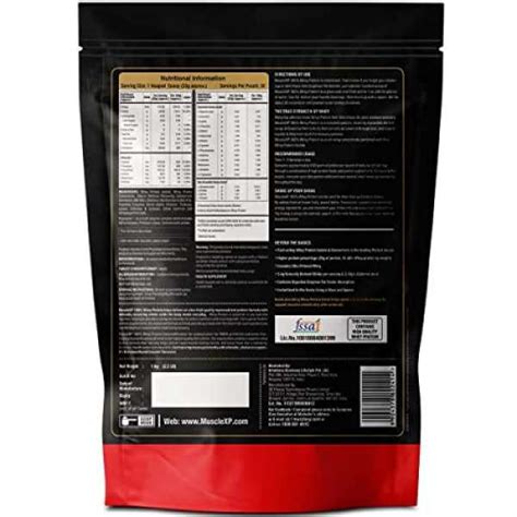 MuscleXP 100% Whey Protein with Whey Protein Isolate Blend (75g Protein ...