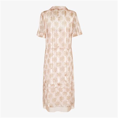 Robe Soie Rose | Fendi