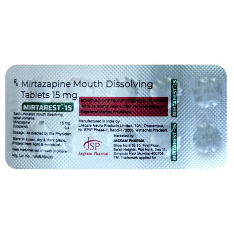 Mirtarest-15 Tablet 10's | Uses, Side Effects, Price | Apollo Pharmacy