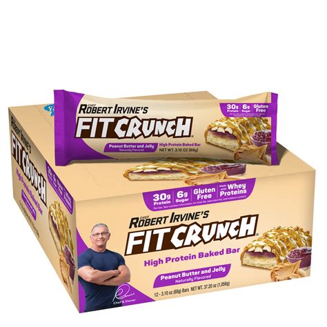 Robert Irvine's Fit Crunch Whey Protein Baked Bar