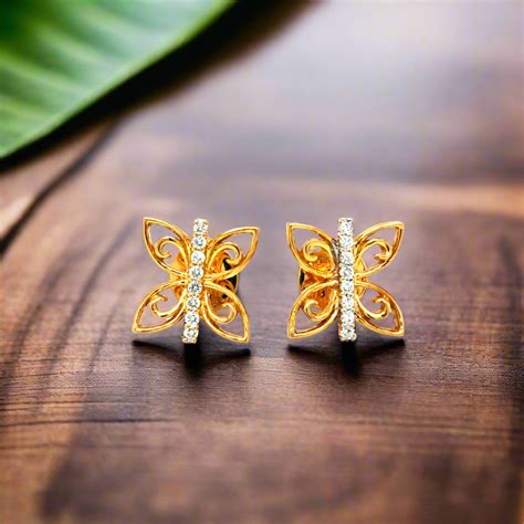 BUTTERFLY DIAMOND STUDS - EFIF Diamonds – EF-IF Diamond Jewellery