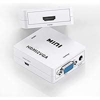 Amazon.in: Buy Sounce VGA to HDMI Adapter Converter with Audio,(PC VGA ...