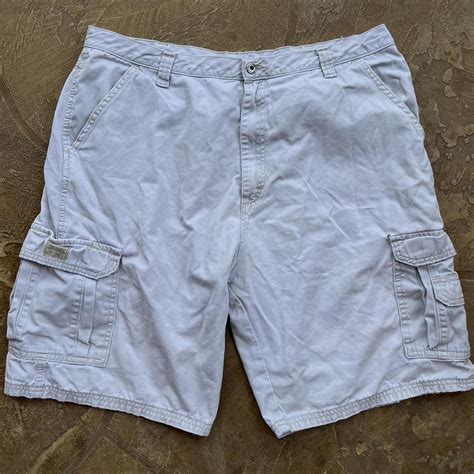 Wrangler Men's White Shorts | Depop