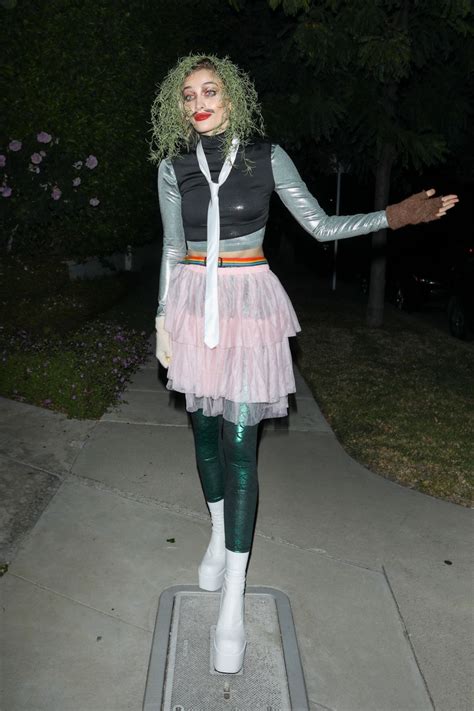PARIS JACKSON in Old Gregg Costume Arrives at Casamigos Halloween Party ...
