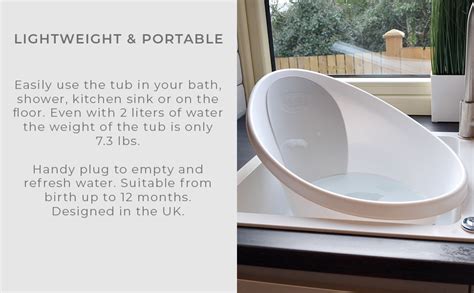 Buy Shnuggle Baby Bath with Bum Bump Support, Rubber Feet, Cosy Foam ...