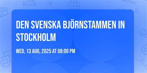 Den svenska björnstammen in Stockholm, Huset Under Bron, Stockholm, 13 ...