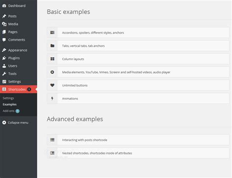 Shortcode WordPress 的图像结果