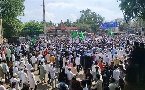 Belagavi: Massive protests held condemning alleged burning of Quran