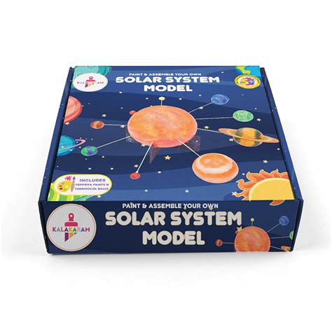 Buy Solar System Model Kit | Educational Project Activity Craft (7-11 ...