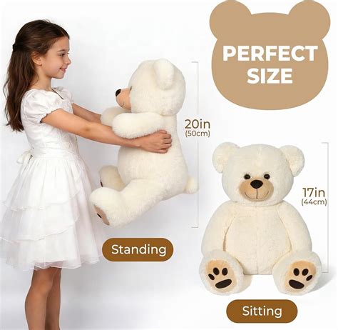 LotFancy Teddy Bear Stuffed Animals, 20 inch Cute India | Ubuy