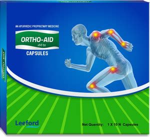 ORTHO AID Pain Relief Capsules Targets Joint Pain Back Ache & Body ...