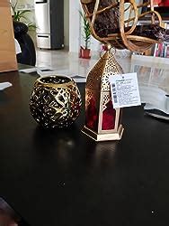 Buy Home Centre Stellar Celestial Cut Work Candle Holder - Gold Online ...