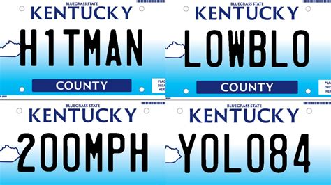 Top rejected Kentucky license plates of 2024 | whas11.com