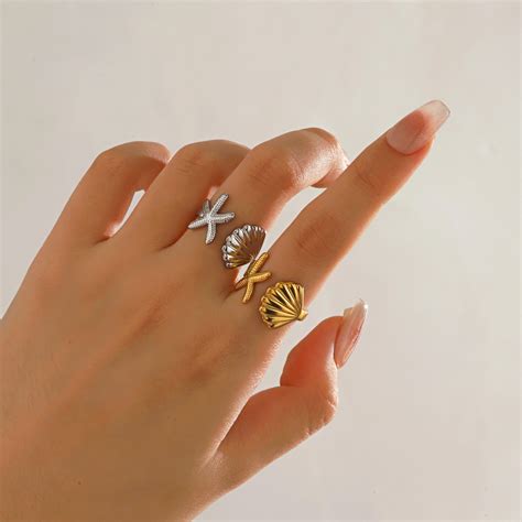 Ocean Muse Adjustable Rings – Sparkara
