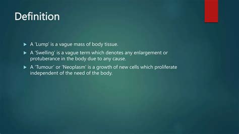 EXAMINATION OF A LUMP OR A SWELLING.pptx