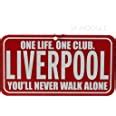 SIGNOOGLE Liverpool (You'll Never Walk Alone) Rectangle Shape Acrylic ...