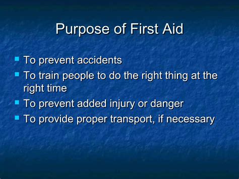 First Aid Introduction 的图像结果