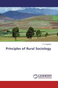Principles of Rural Sociology: Buy Principles of Rural Sociology by T ...