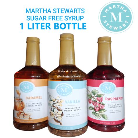 PICK 2 GET 20% OFF MARTHA STEWARTS Sugar Free Flavoring Syrup 1 LITER ...