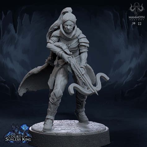 Female Elf Gloom Stalker Ranger Assassin Rogue Unpainted | 5 Sizes ...