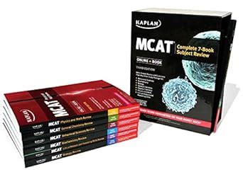 Buy MCAT Complete 7-Book Subject Review: Online + Book (Kaplan Test ...