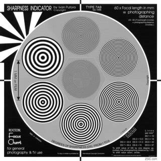 Putora Schärfe-Testmesstafel Type 7A9, 77,00