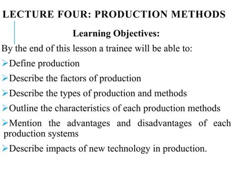 Image result for Production Methods
