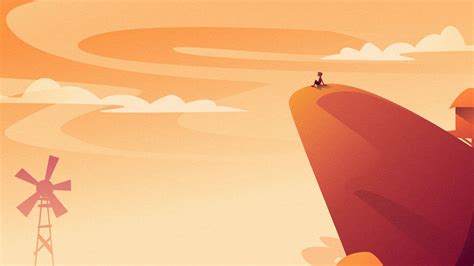 Wallpaper loneliness, alone, solitude, rock, art hd, picture, image