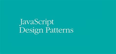 Image result for JavaScript Design Patterns Cover