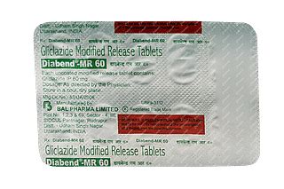 Diabend Mr 60 MG | Order Diabend Mr 60 MG Tablet Online at Truemeds