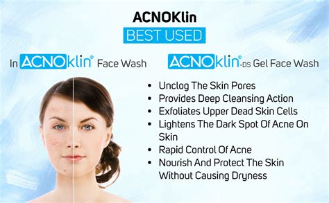 AcnoKlin Gel Face Wash for Acne, 50g : Amazon.in: Beauty