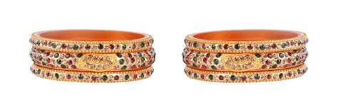 Buy D.B.STORE Multi-Coloured Plastic Bangle Set for Women (Size: 2.8 ...