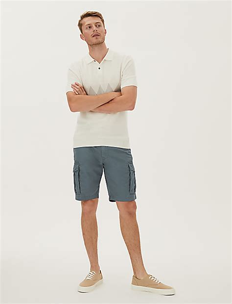 Buy Pure Cotton Cargo Shorts at Marks & Spencer