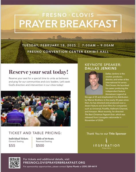 Fresno - Clovis Prayer Breakfast - Diocese of Fresno - Fresno, CA