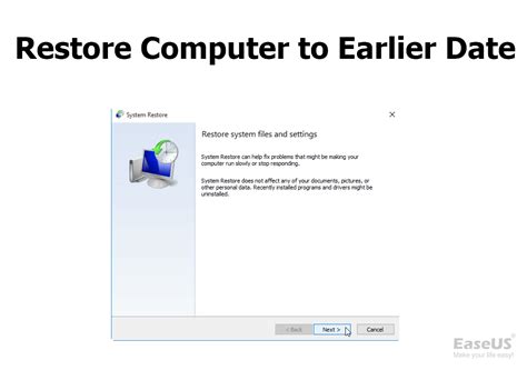 How to Restore Computer Back to Earlier Date 的图像结果