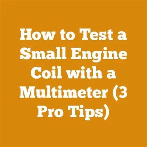 Image result for Testing a Small Engine Coil