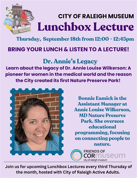 Lunchbox Lecture - Dr. Annie's Legacy – North Carolina Humanities
