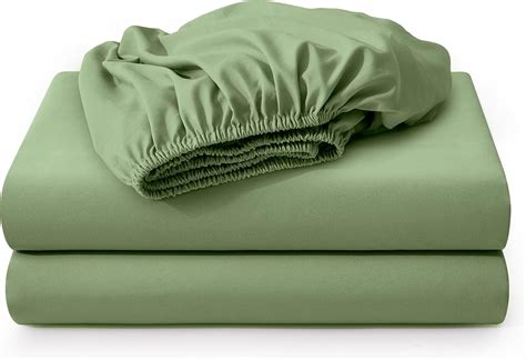 Amazon.com: DLCFLF 2 Pack Twin XL Fitted Sheets Only, 1800 Thread Count ...