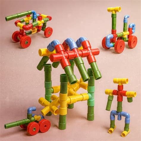 PABLO HONEY Creative Pipe Building Blocks | Educational Construction ...
