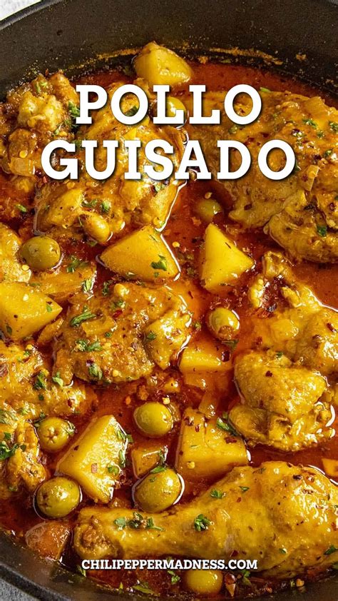 Pollo Guisado (Chicken Stew) Recipe: Flavorful Caribbean and Latin ...