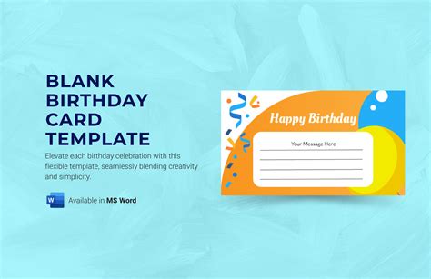 Half Fold Birthday Card Templates