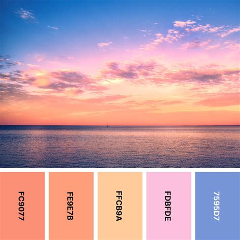 31 Sunset Color Palettes for Captivating Designs | Color Meanings