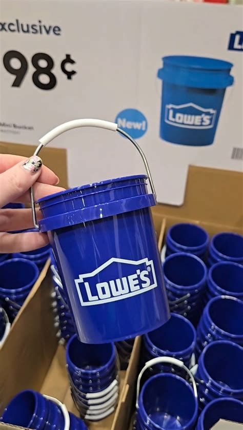 Collin Morgan | 🚨 Viral Alert! 🚨 Lowe’s Mini Buckets are just 98¢ and ...