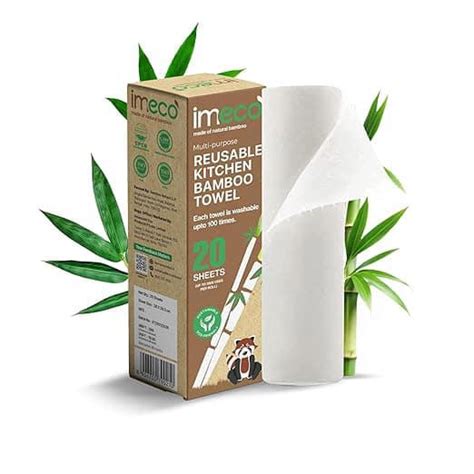 Sustainable kitchen towels and cleaning rolls for daily use on Amazon